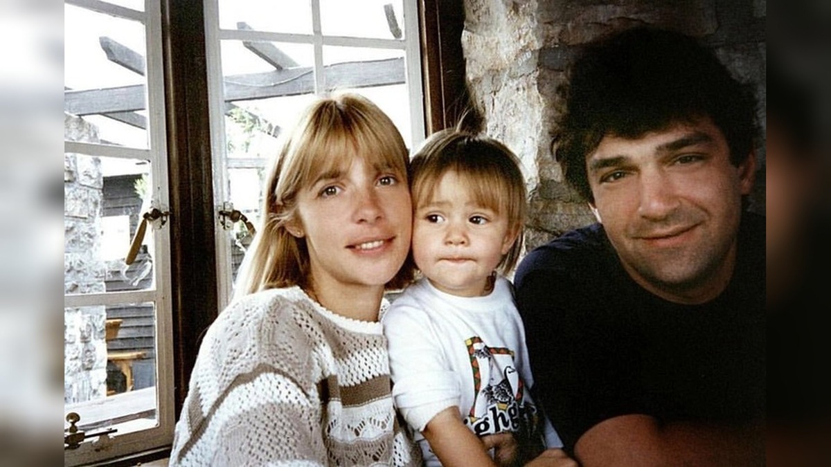 Вера Глаголева с Кириллом Шубским и дочерью Анастасией