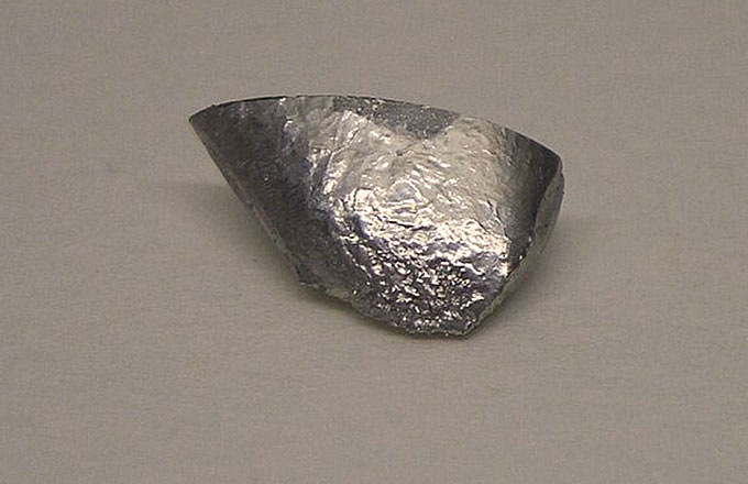 Так выглядит иридий.