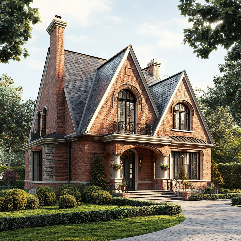 1. Дом в английском стиле