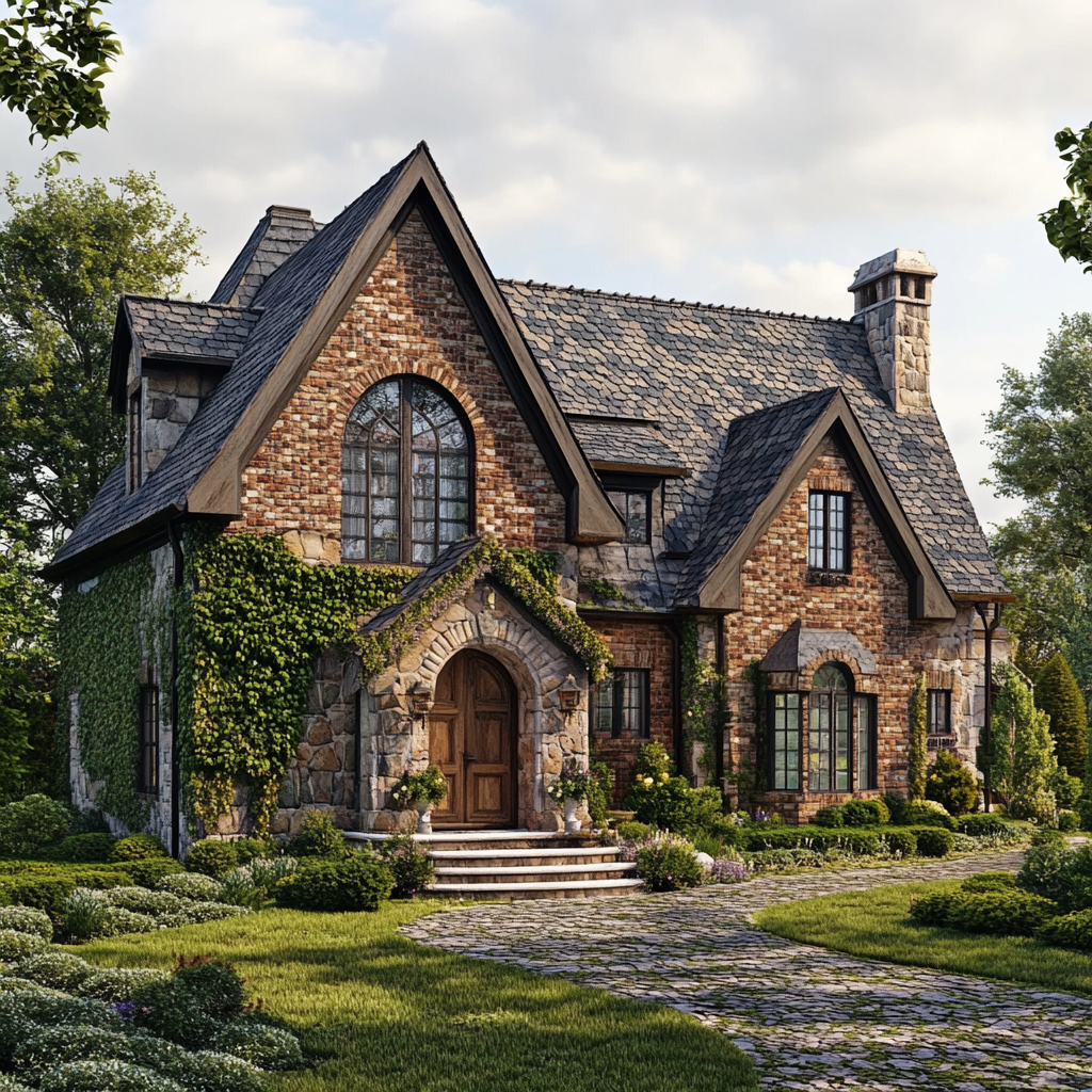 2. Дом в английском стиле