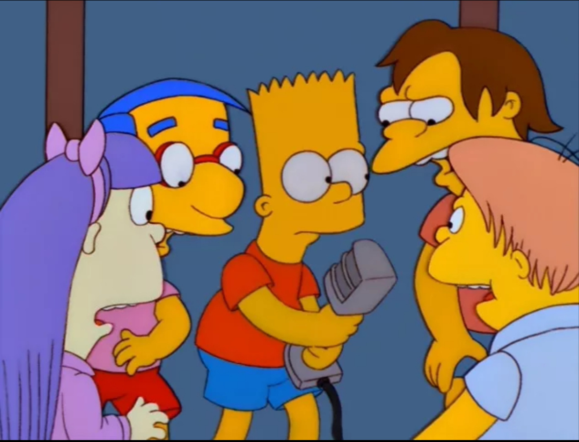 Барт Симпсон с друзьями 