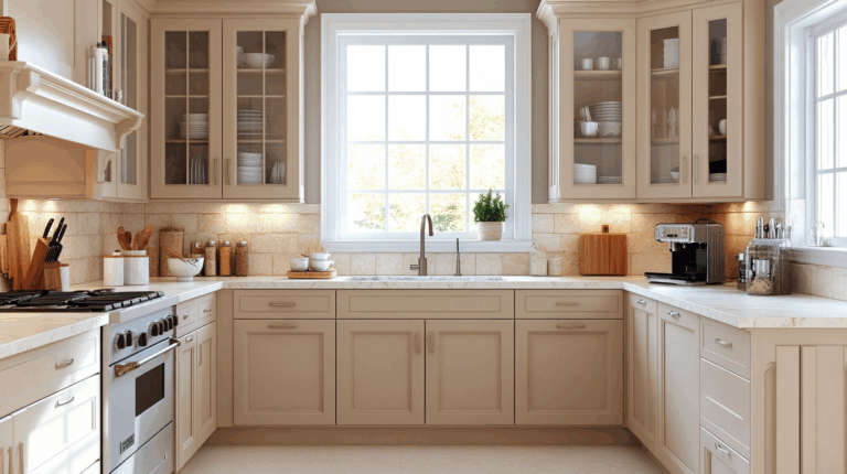    Как угловая кухня с окном спасает от беспорядка и тесноты svkuhni77