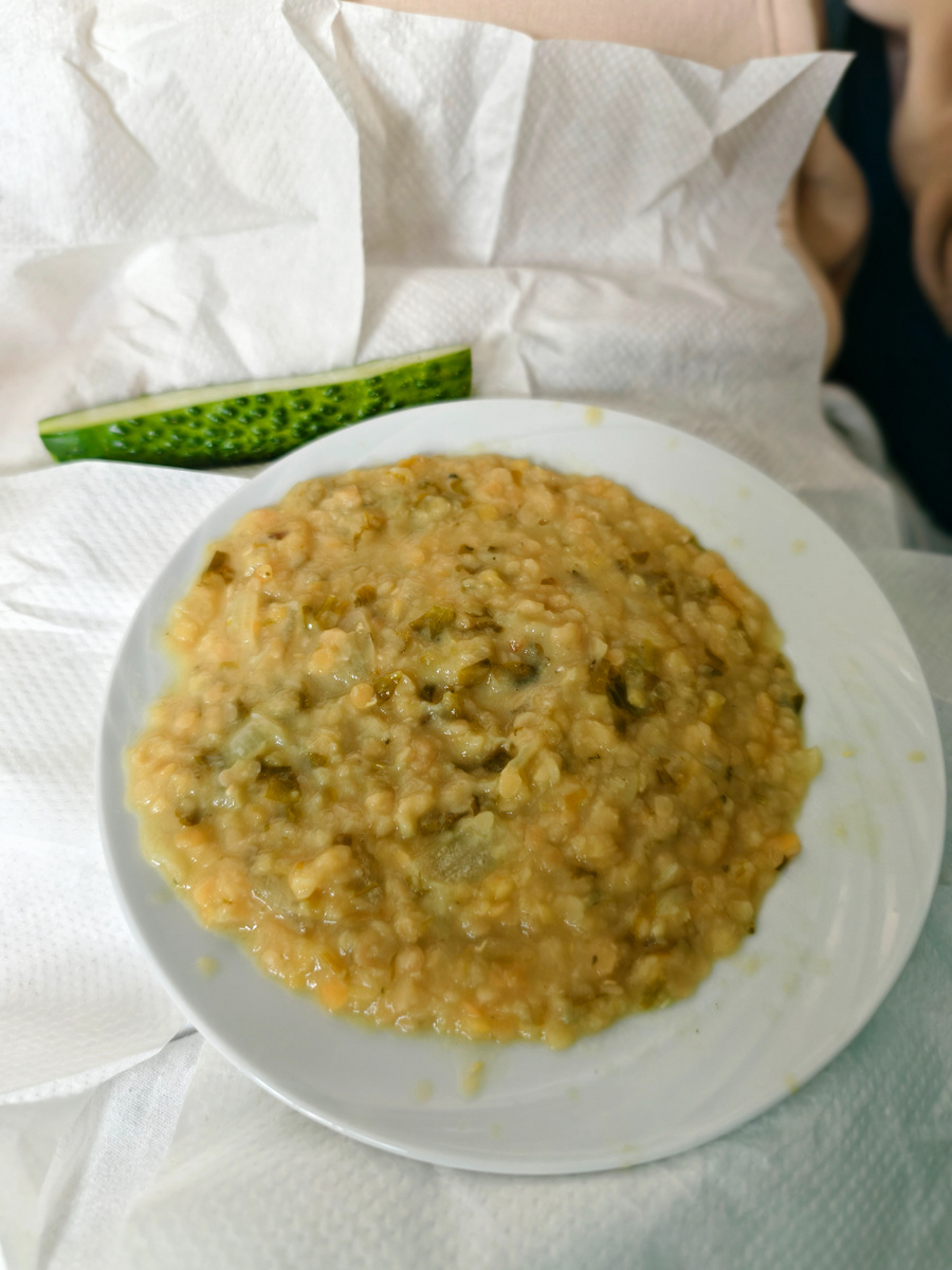 Каша из чечевицы