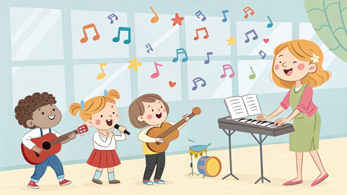    Дети на уроке музыки во 2 классе askmy.ru