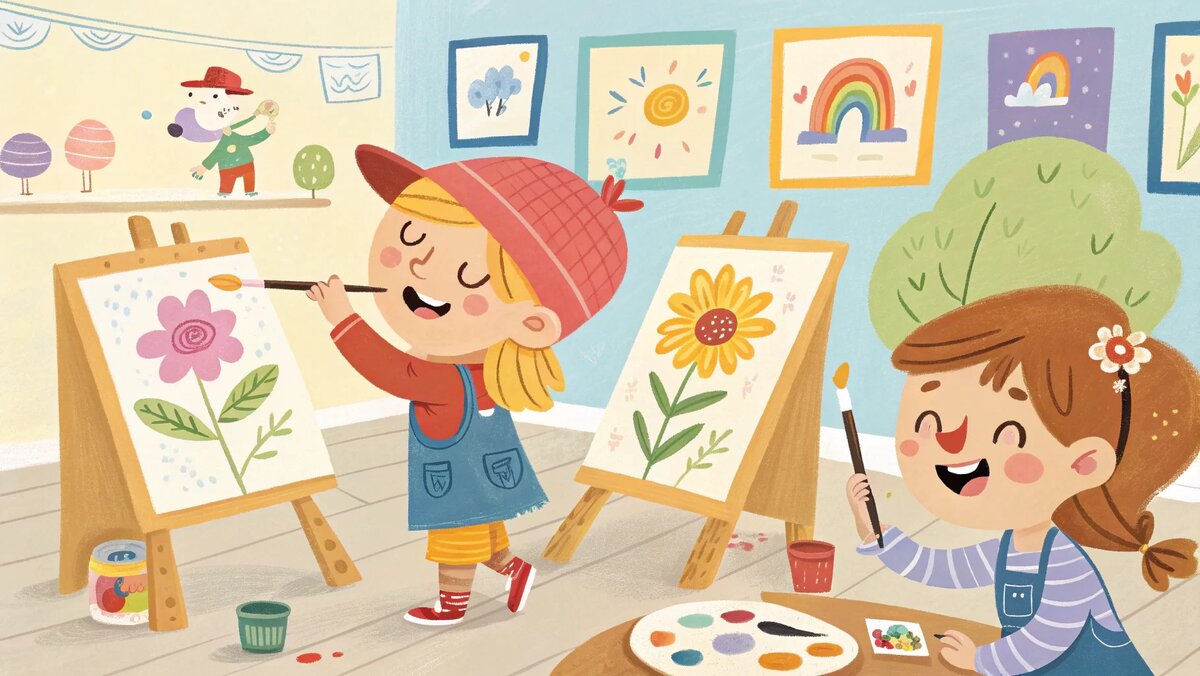    Дети на уроке изобразительного искусства askmy.ru