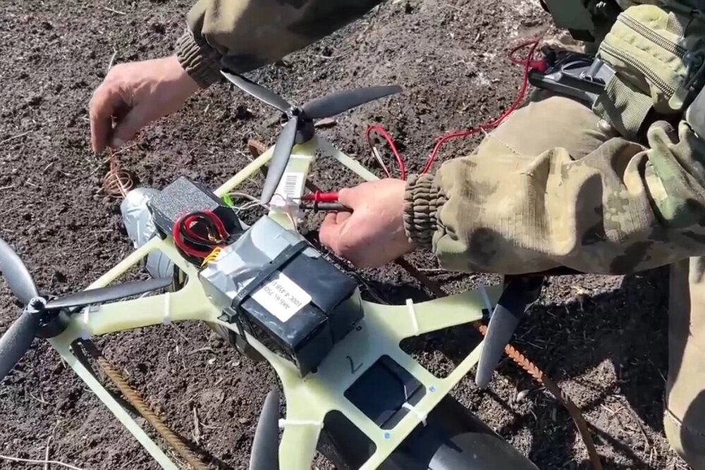    БПЛА на оптоволокне. Фото: Министерство обороны РФ