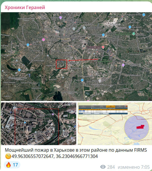    Скриншот с канала Хроники Гераней