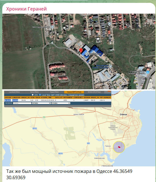    Скриншот с канала Хроники Гераней