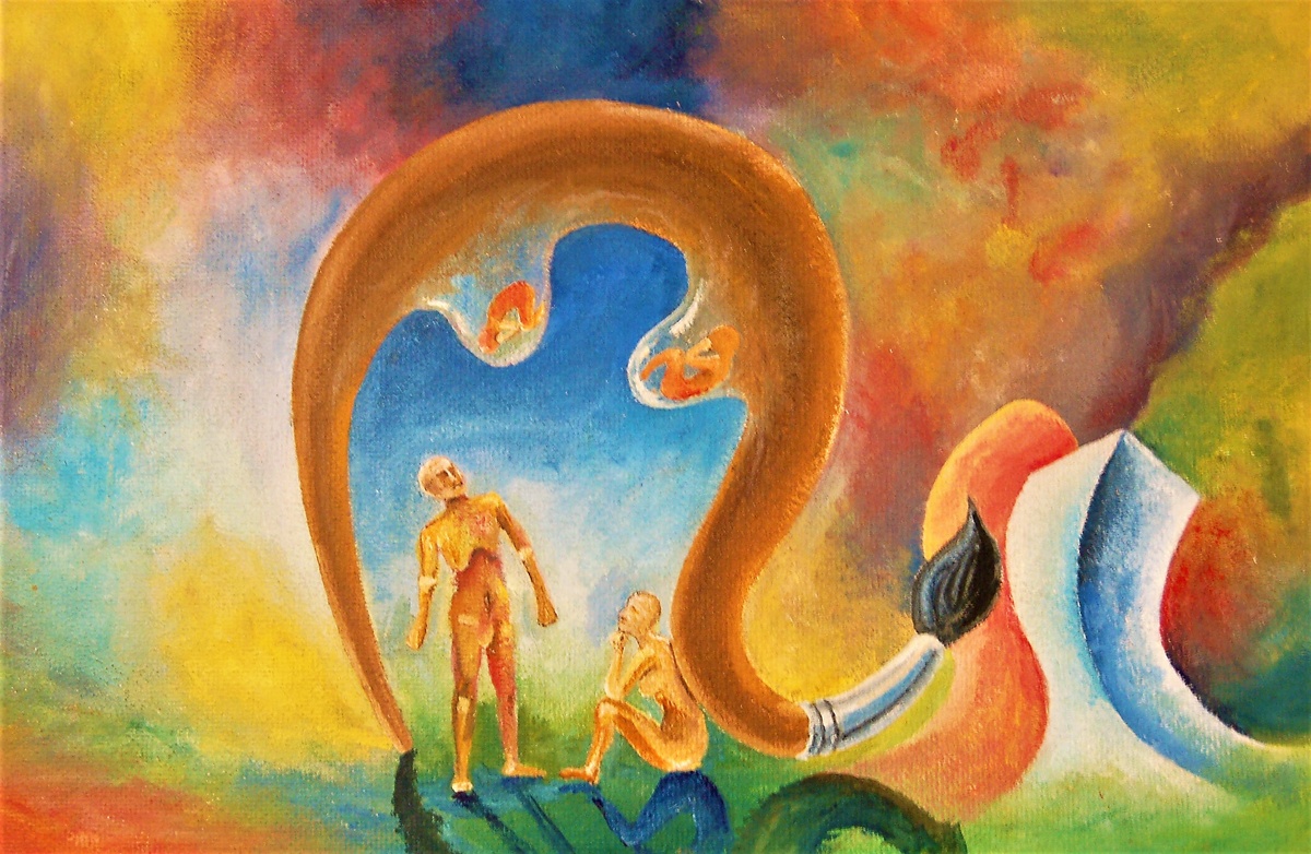 "Новая жизнь" 2006 год, масло, оргалит.