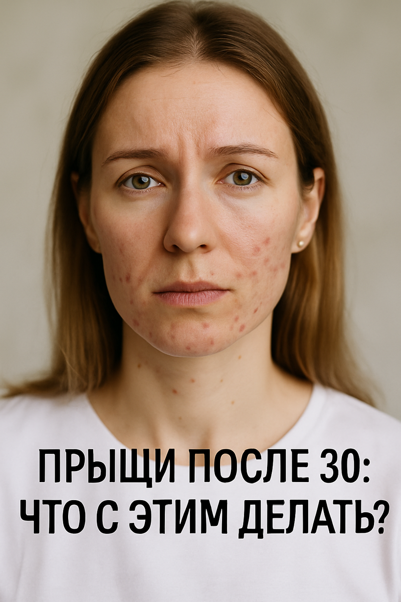 Прыщи после 30 — это нормально?