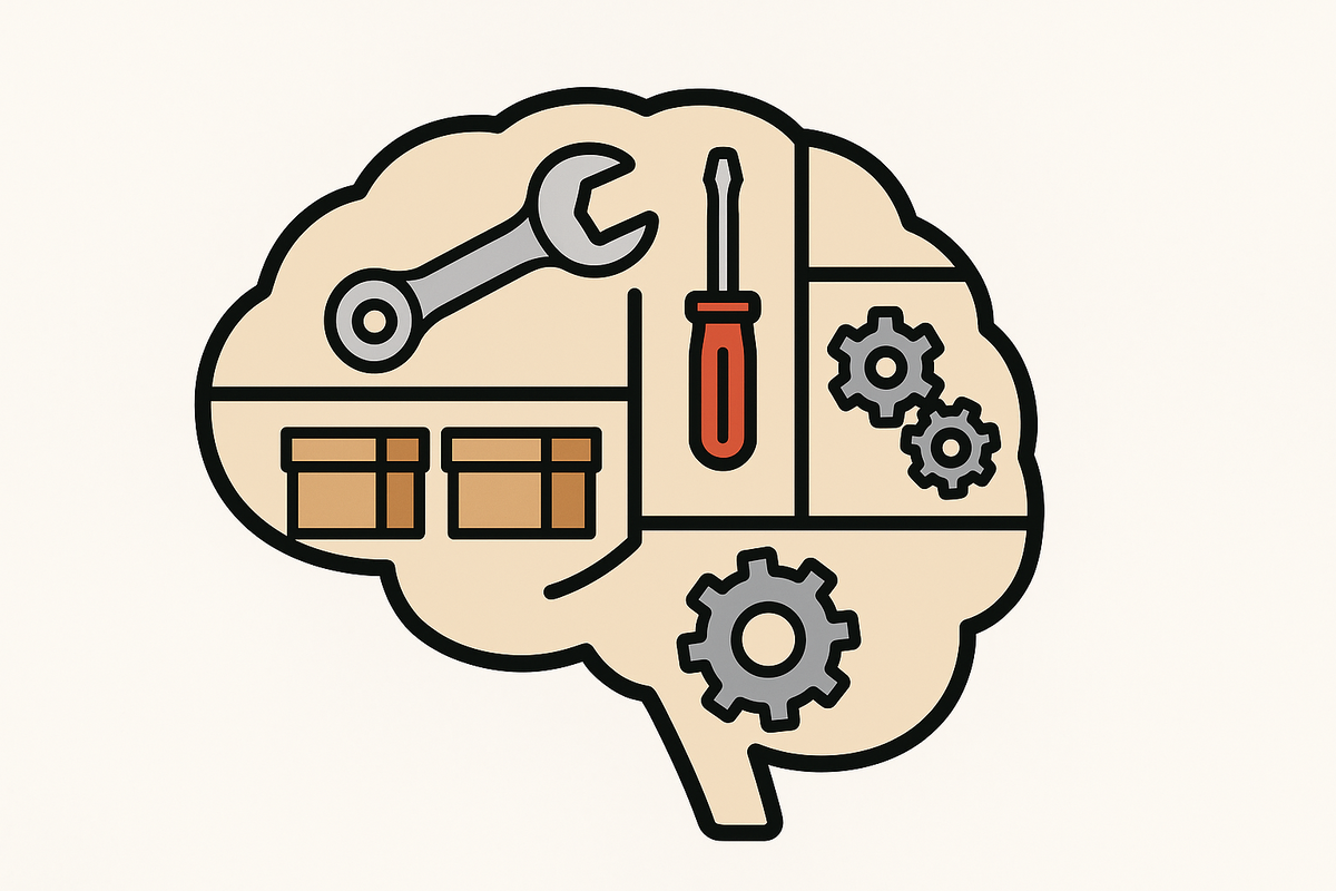 Внутри мужского мозга — чёткий порядок. Ни одной лишней мысли!