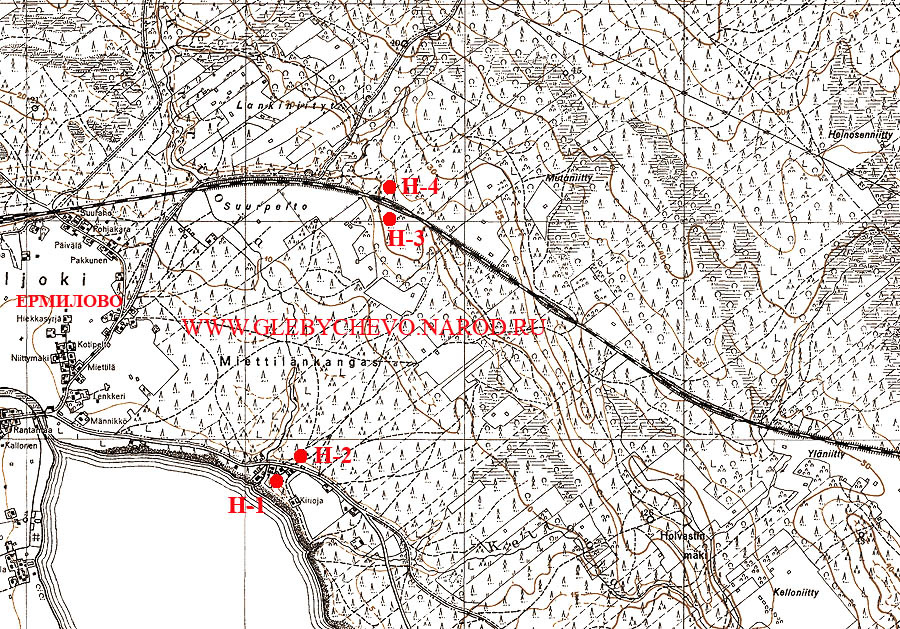 Схема укрепленного района "H"