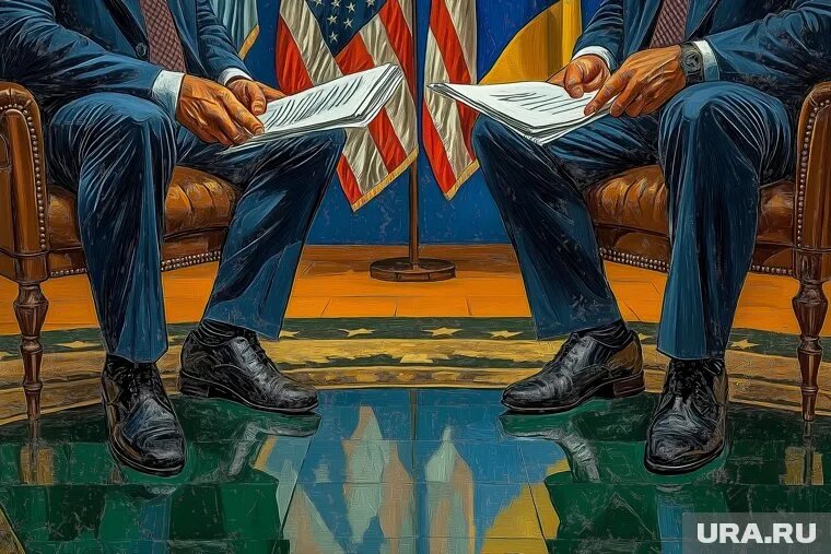 Украина намерена обсудить на переговорах возможность 30-дневного перемирия. Фото: Создано в Midjourney © URA.RU