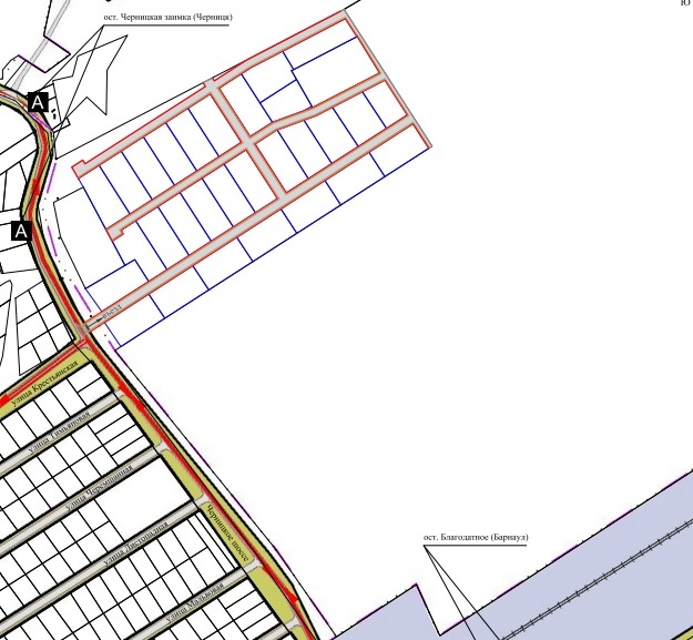План нового микрорайона