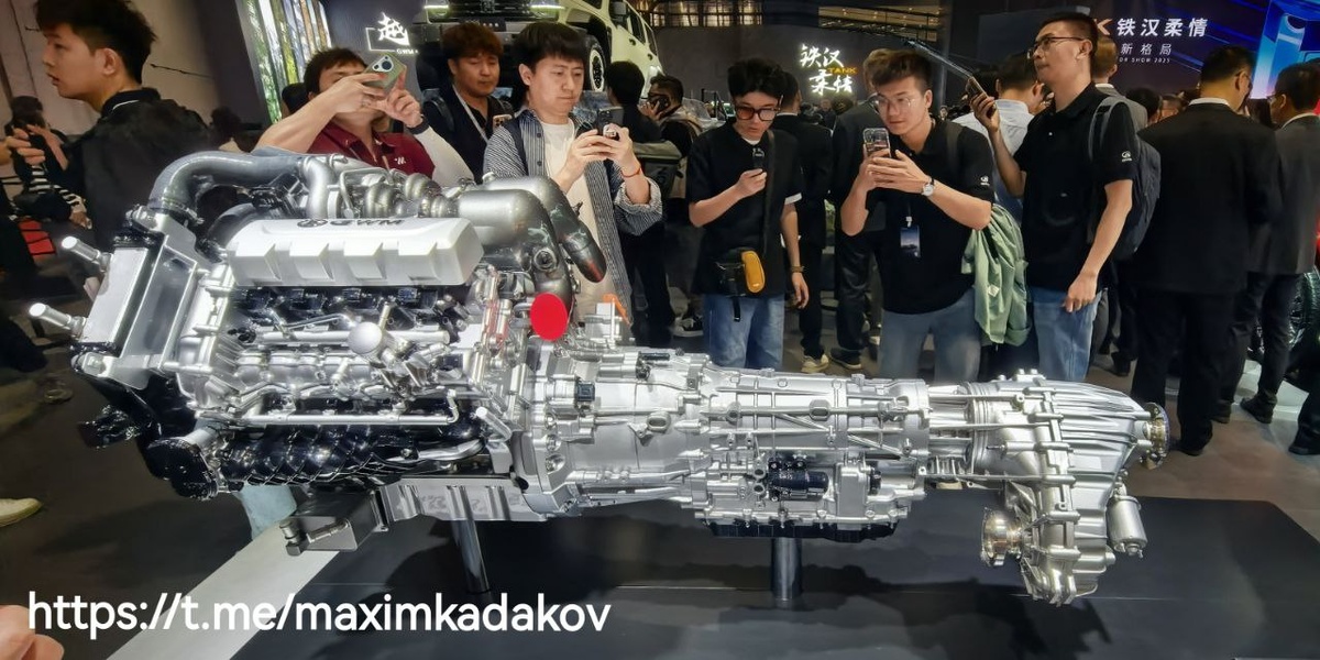 На создание нового двигателя ушло 10 лет.