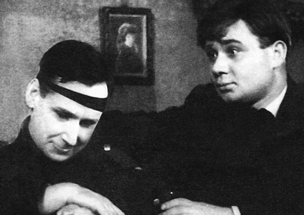 Евгений Леонов с коллегой