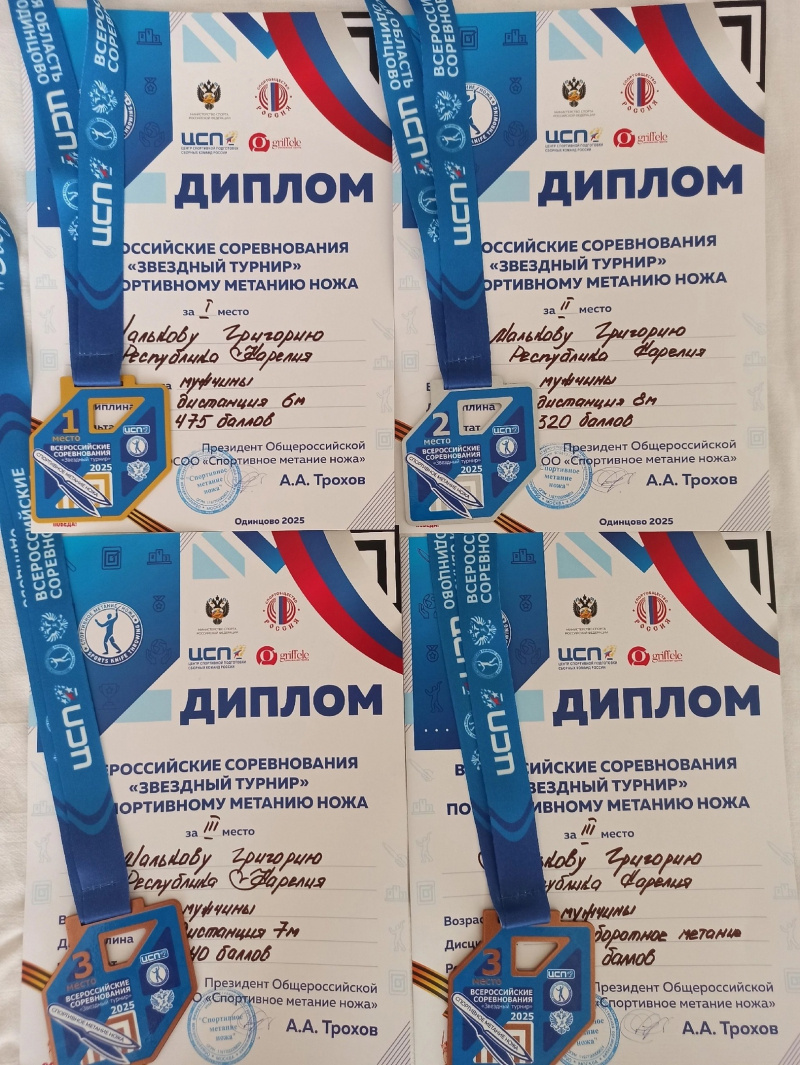    Спортсмен из Петрозаводска лучше всех в стране метает нож на 6 метровЦСП