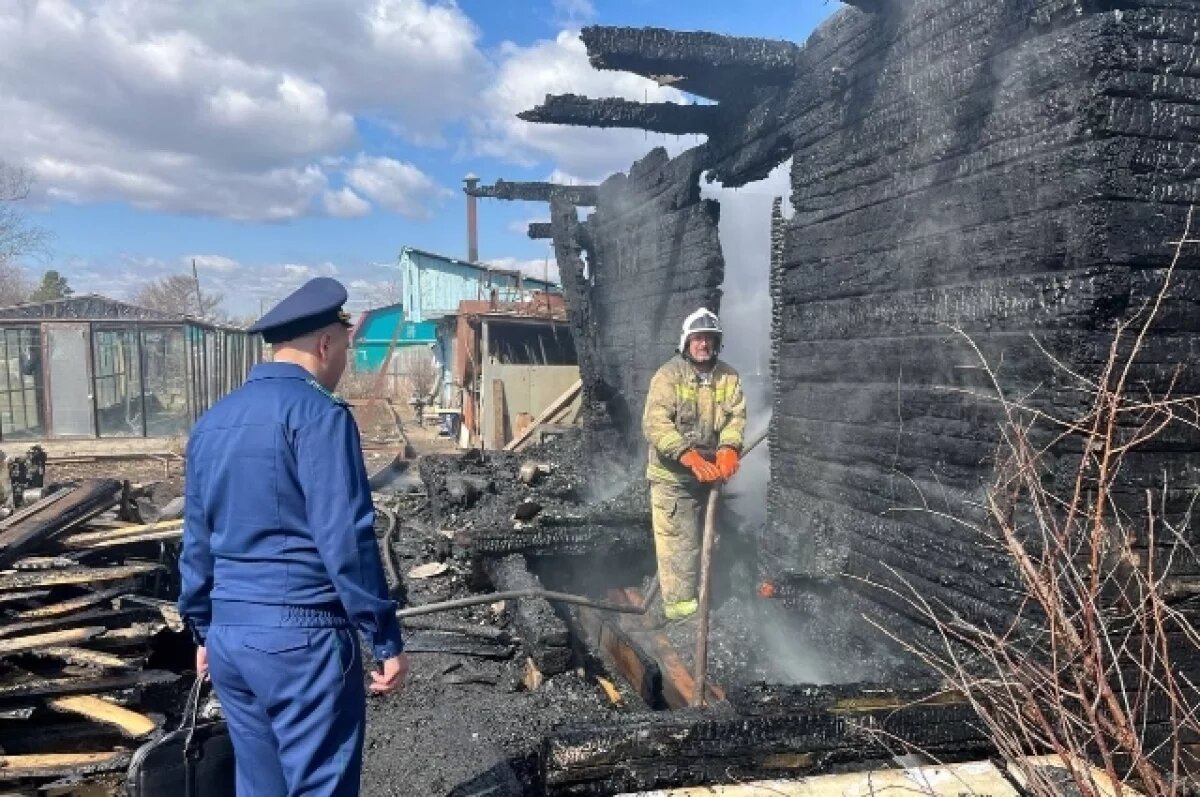    В Хабаровском крае при пожаре погиб восьмилетний мальчик