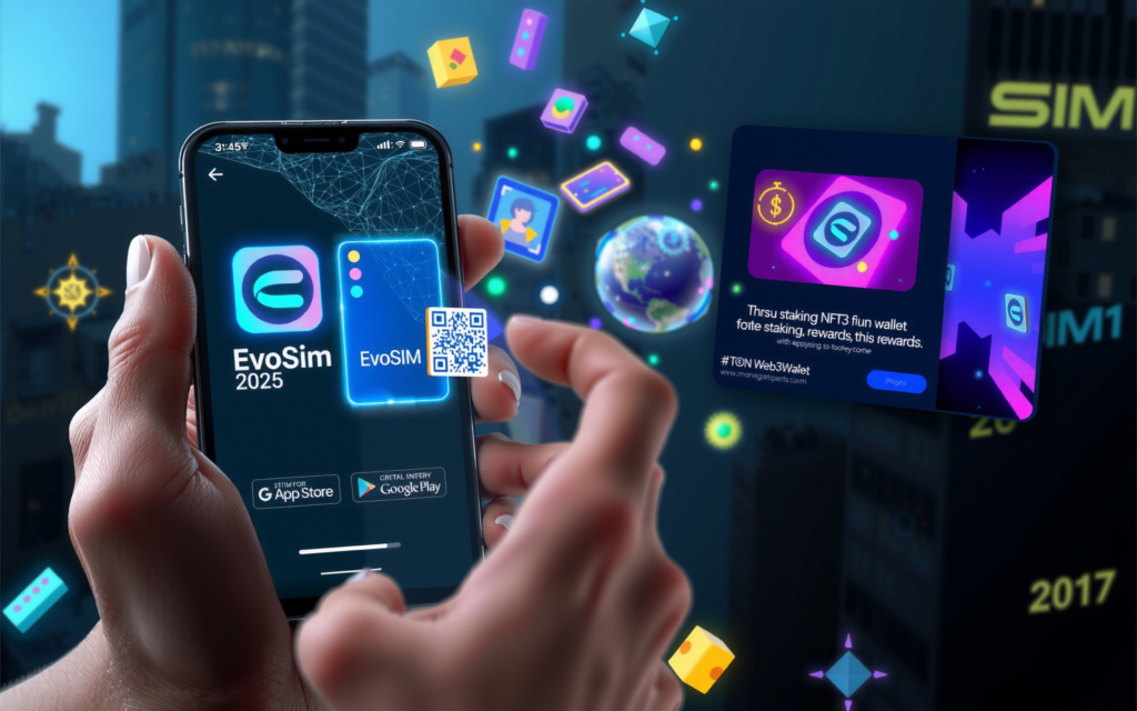    EvoSim-2025-eSIM-NFT-стейкинг-TON EVOSIM