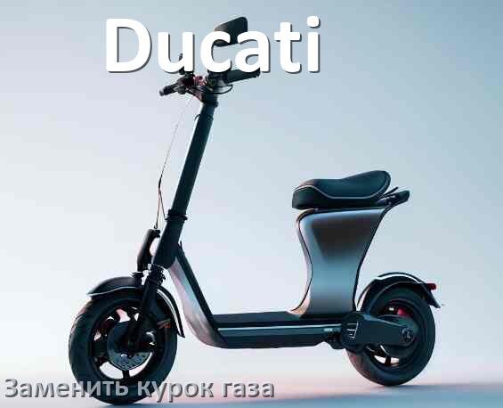 
Как на электросамокате Ducati заменить курок газа и настроить самому