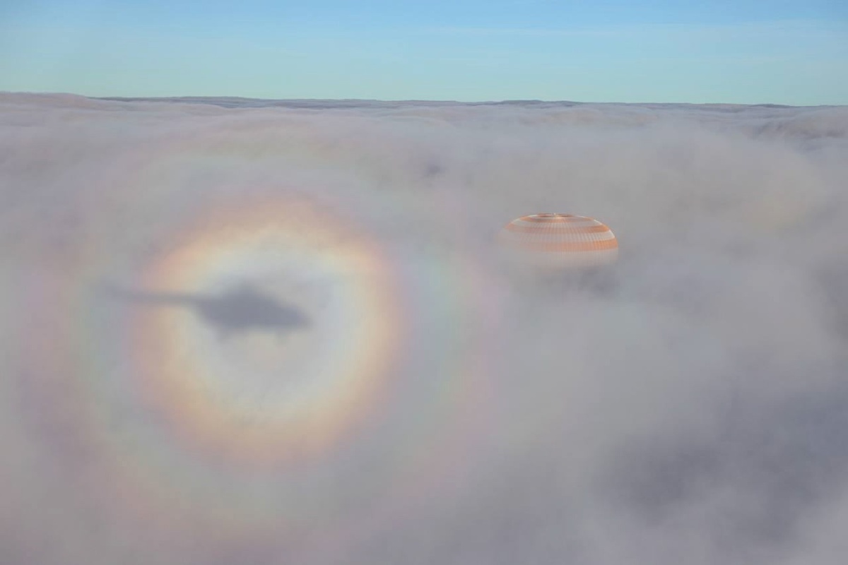 Посадка "Союз МС-26", фото Ивана Тимошенко