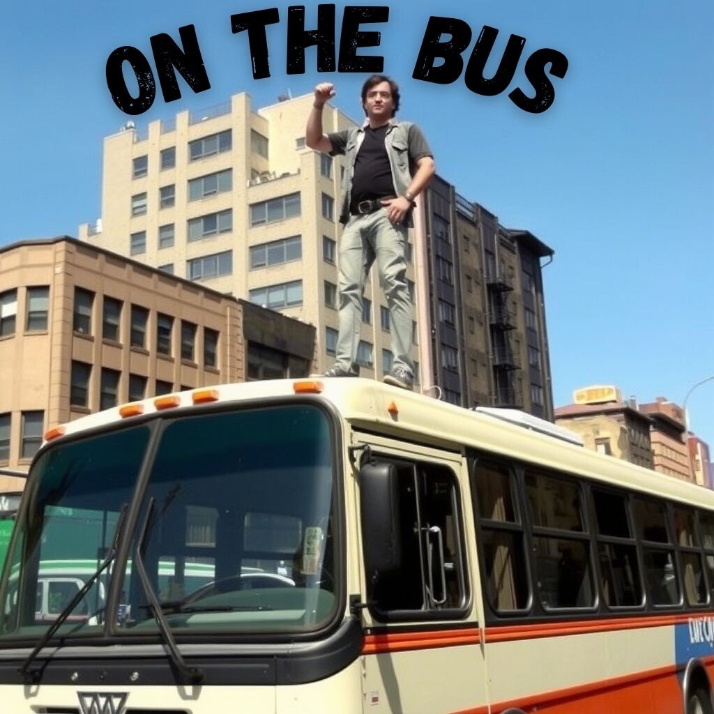 On the bus! - На автобусе!