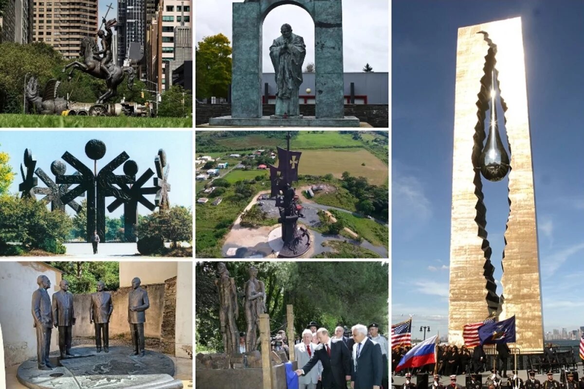    Монументальные работы Зураба Церетели.