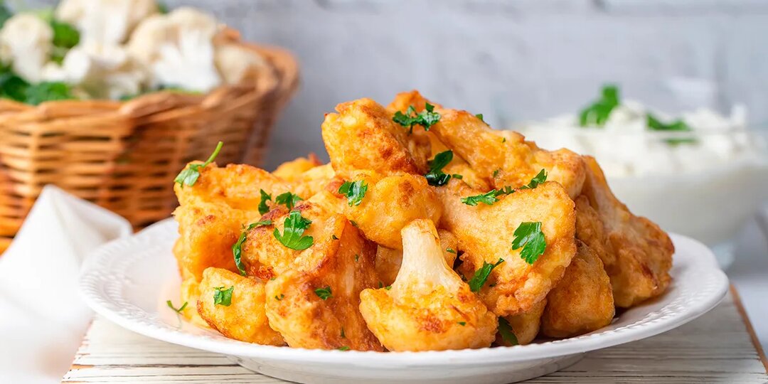 Цветная капуста в кляре: как сделать хрустящую, без муки, без яиц, в духовке и на сковороде