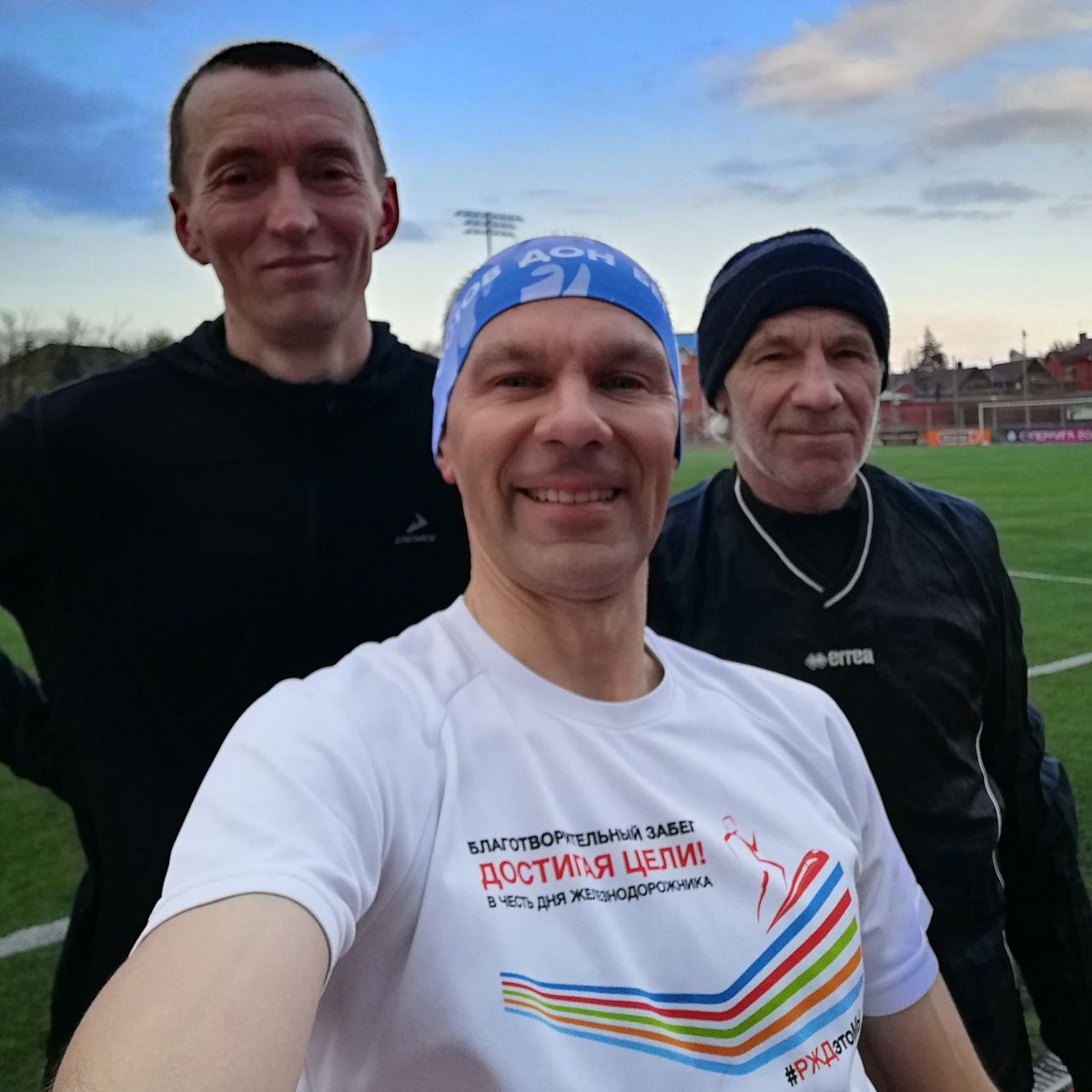 Профессор Петр Самыгин и легенда бега на средние дистанции Владимир Андреев. 