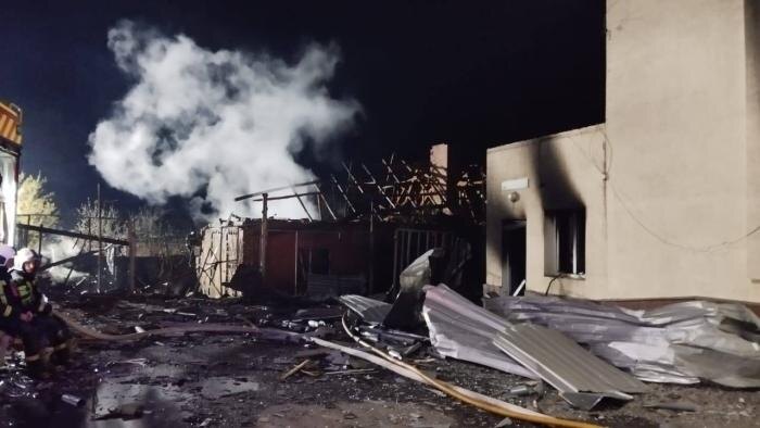 Последствия ударов Гераней в Полтаве, источник Телеграм-канал Хроники Гераней