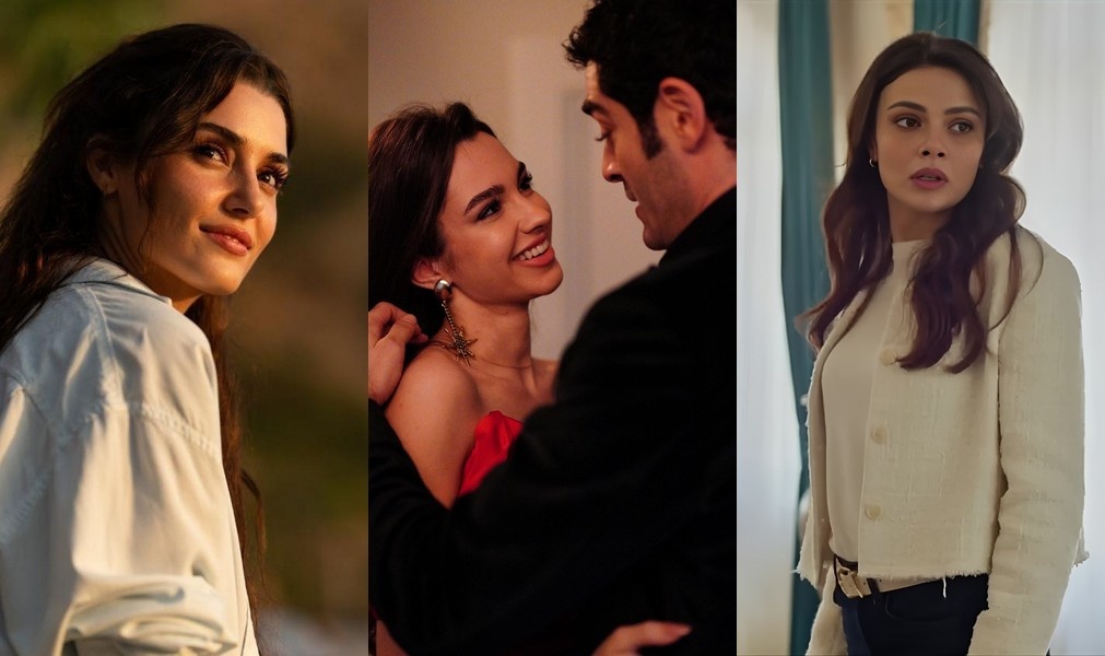 кадр из фильма "Оставь это ветру", кадры из сериалов "Ночная сказка" и "Далекий город"