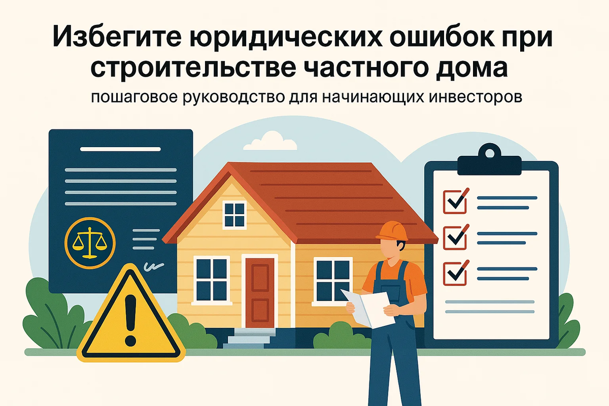 Как избежать юридических ошибок при строительстве частного дома: пошаговое руководство для начинающих