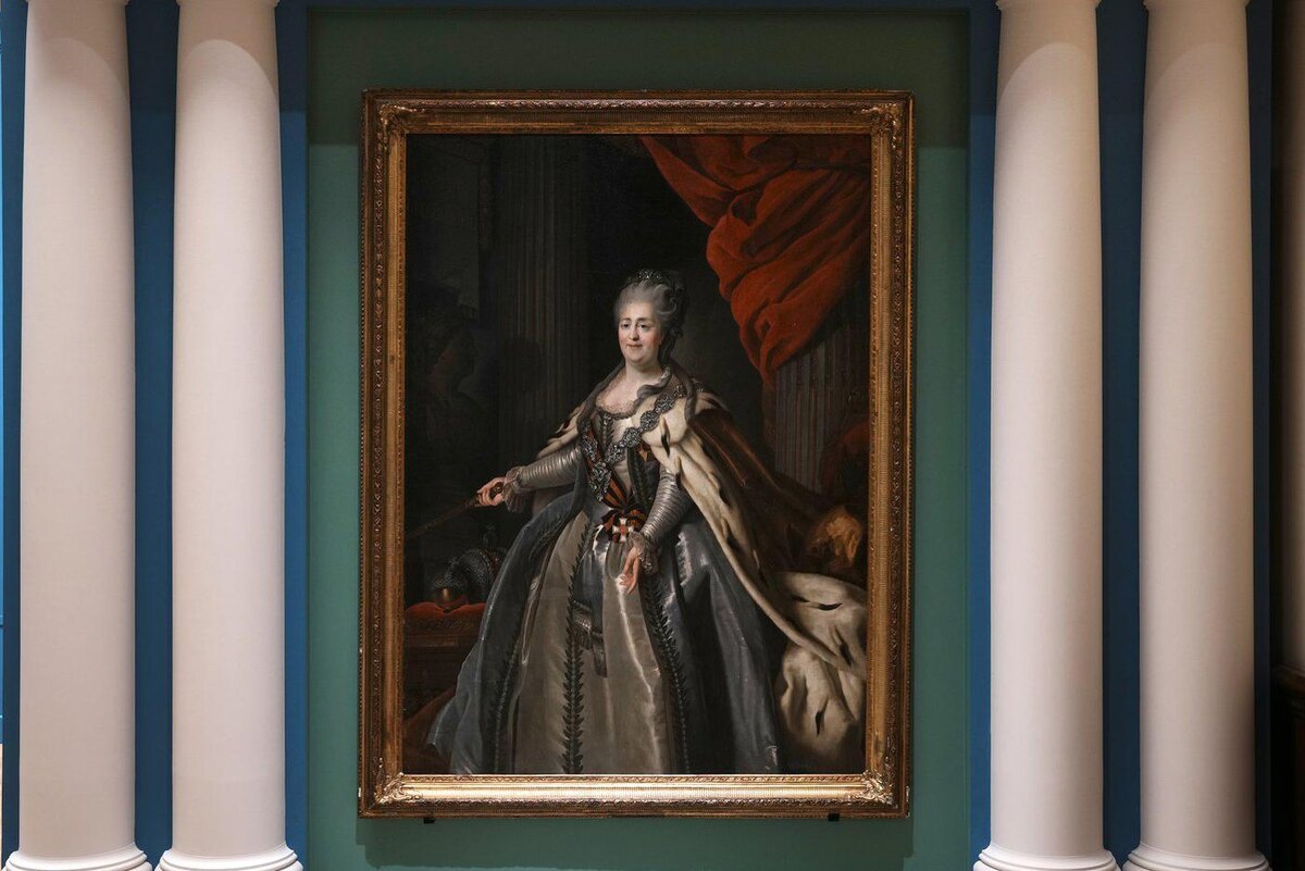 Портрет Екатерины II. Фёдор Рокотов. Россия, 1780-е годы. Холст, масло. Пресс-служба музея-заповедника "Царицыно"