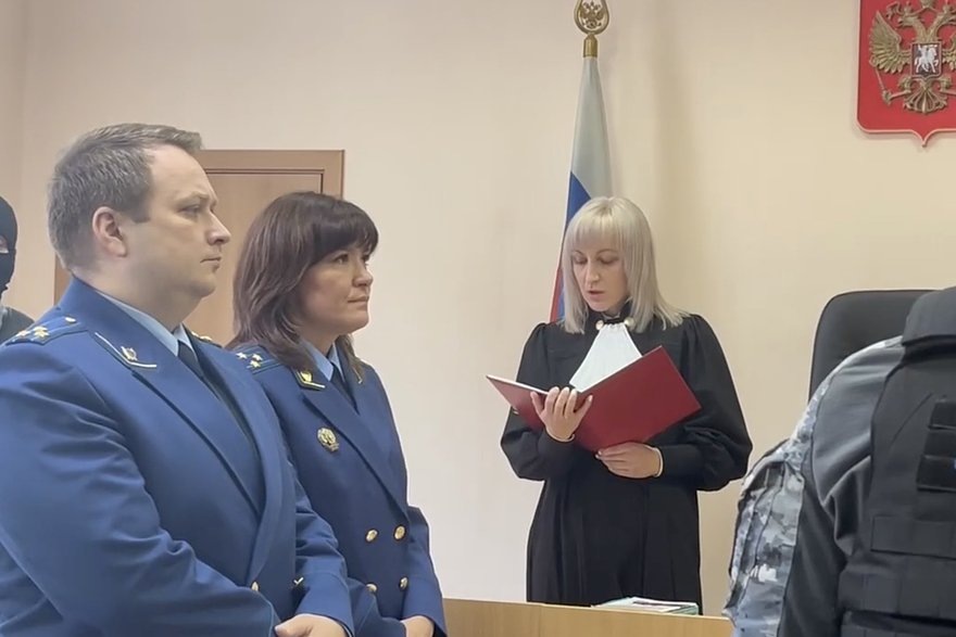    Кадр: Telegram-канал «Объединенная пресс-служба судов Санкт-Петербурга»