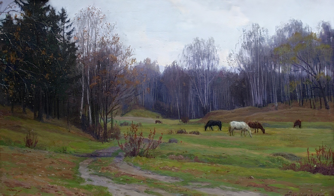 Щербаков Борис Валентинович. На Прудище в ноябре