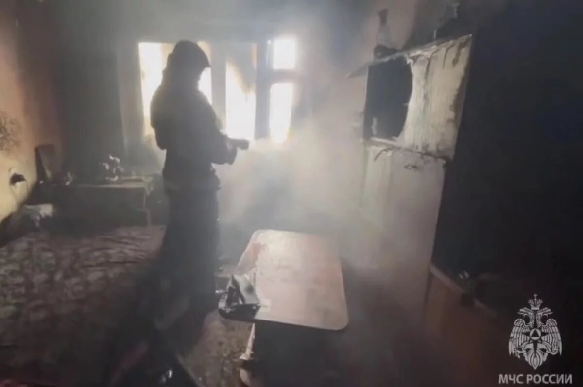    В Братске старый ламповый телевизор стал причиной пожара в квартире