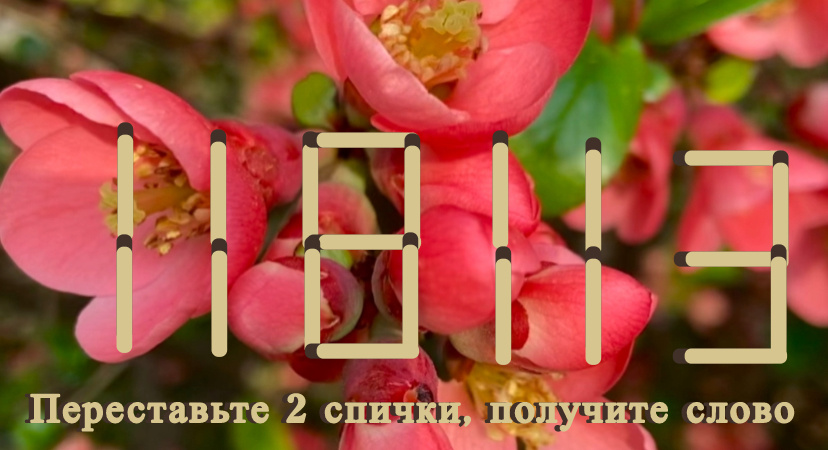 Головоломка со спичками 