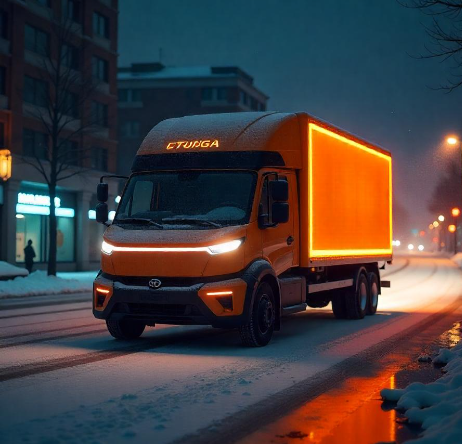 Грузовик с бесиплотным управлением