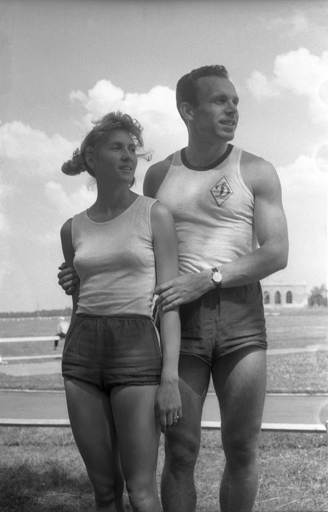 Физкультурники. Борис Косарев, 1949 - 1950 год, г. Москва, семейный архив Марии Косаревой.
