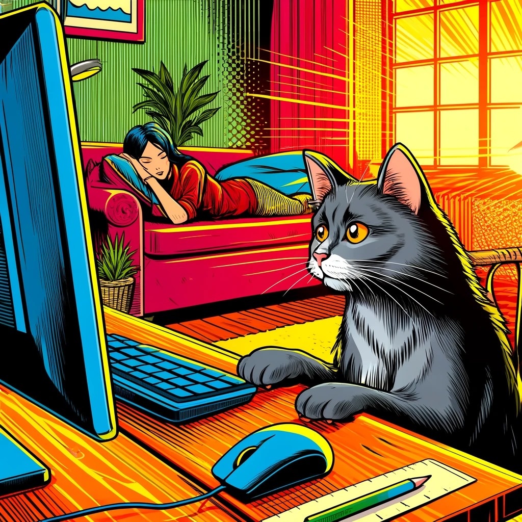 Рассказ про то, как обычная девушка и кошка поменялись телами