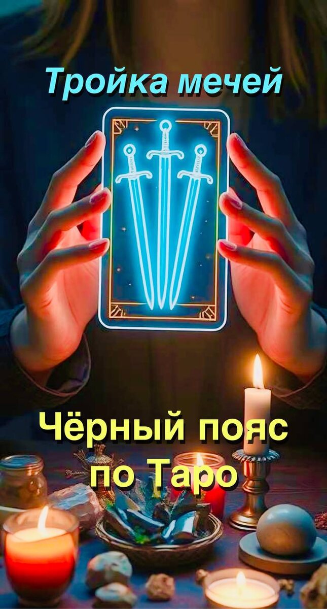 Тройка мечей младший аркан Таро