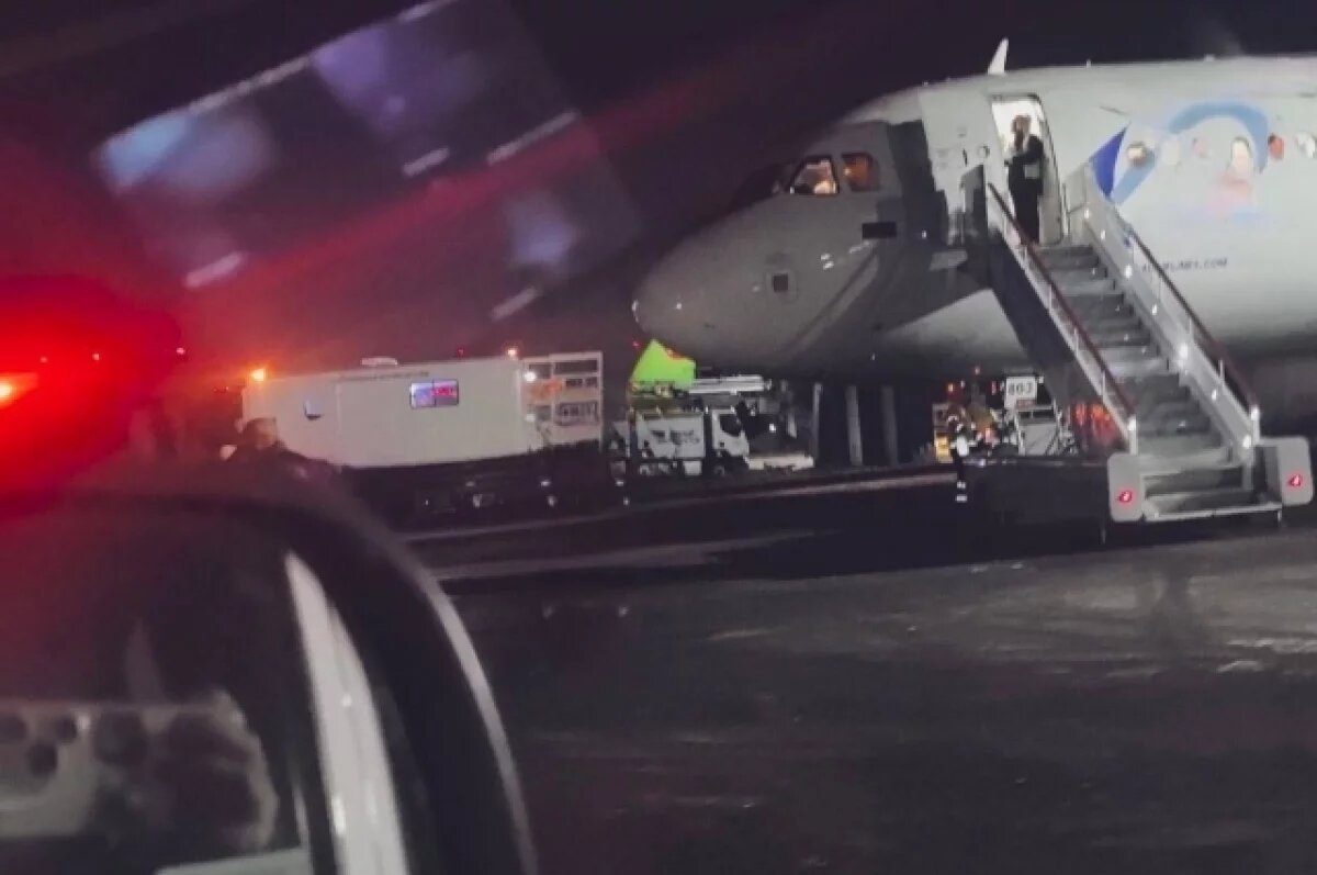    Шелеховчанку, пытавшуюся открыть дверь самолета в полете, накажут