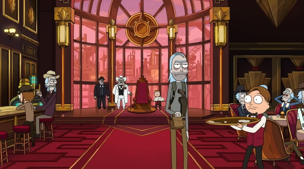     Кадр из 8 сезона мультсериала «Рик и Морти» (2025)