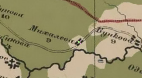 Фрагмент карты Стрельбицкого.