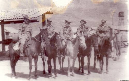Фото из Инета - как выглядели конные пограннаряды в КСАПО.
