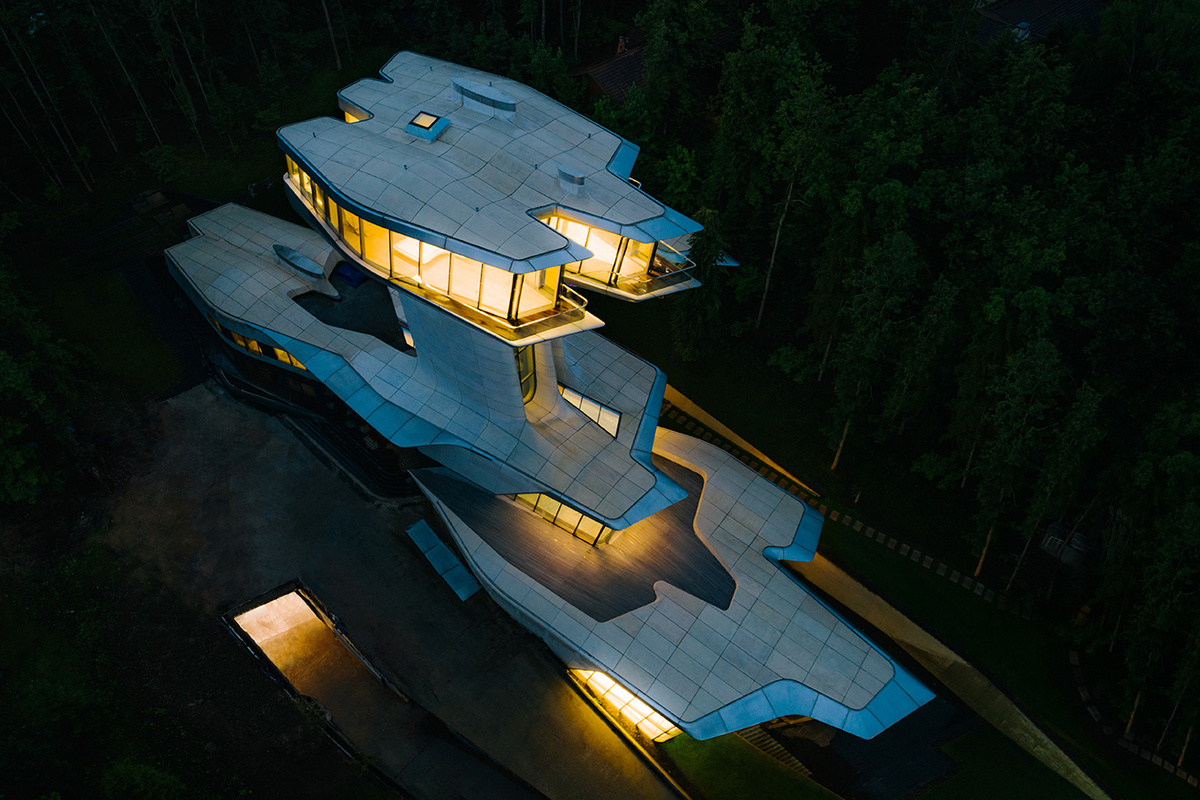 Capital Hill Residence, Подмосковье (2018). Источник фото: Zaha Hadid architects