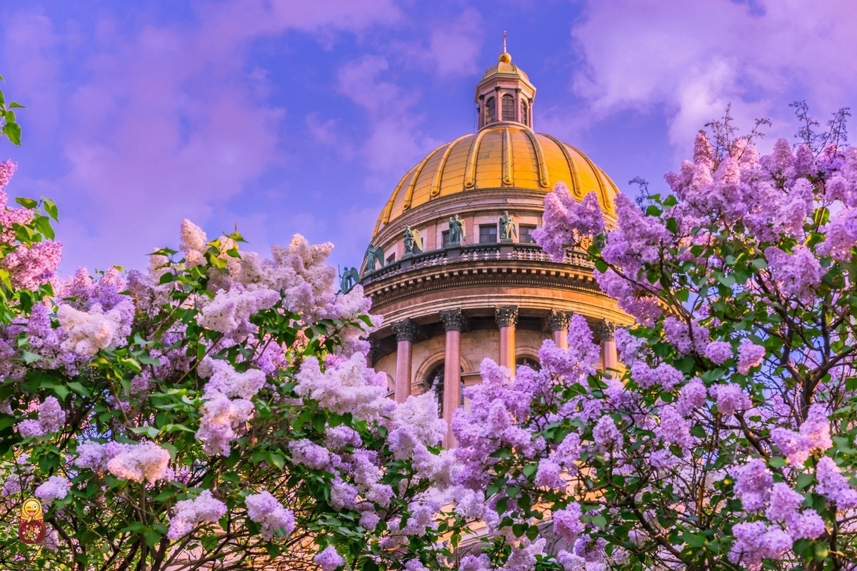 Исаакиевский собор весной. г. Санкт-Петербург.