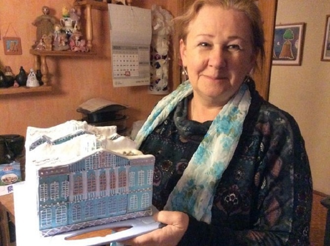 Объёмный пряник в виде дворца