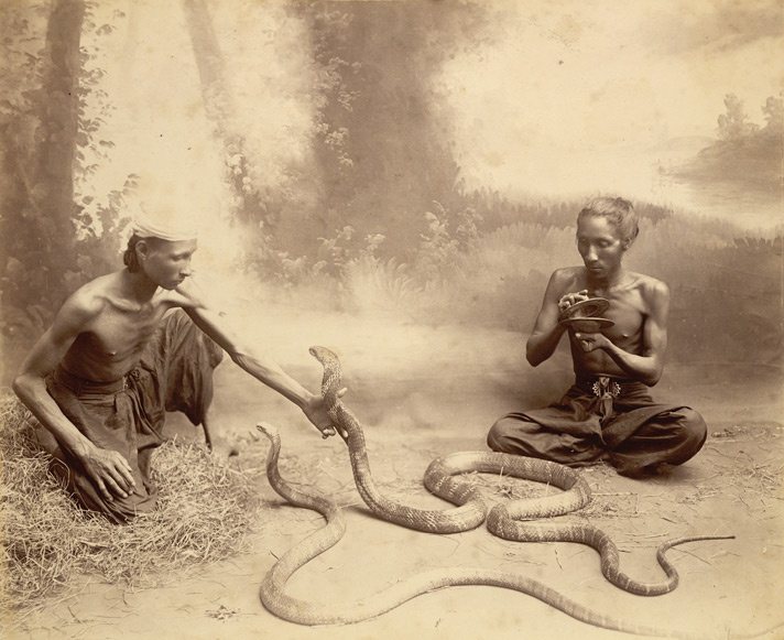Фотография заклинателей змей