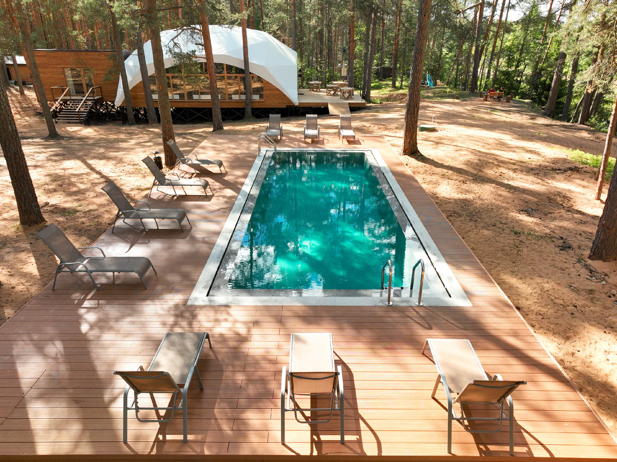 Бассейн для базы отдыха Orsha River Club